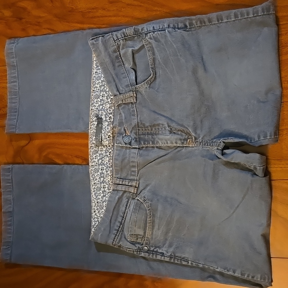 Prana Corduroy Pants, Size 10, Gray